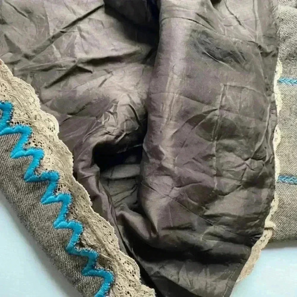 Tibi Tweed Lace Trim Hem Wool Blend Flare Skirt Size 2 - Picture 8 of 12